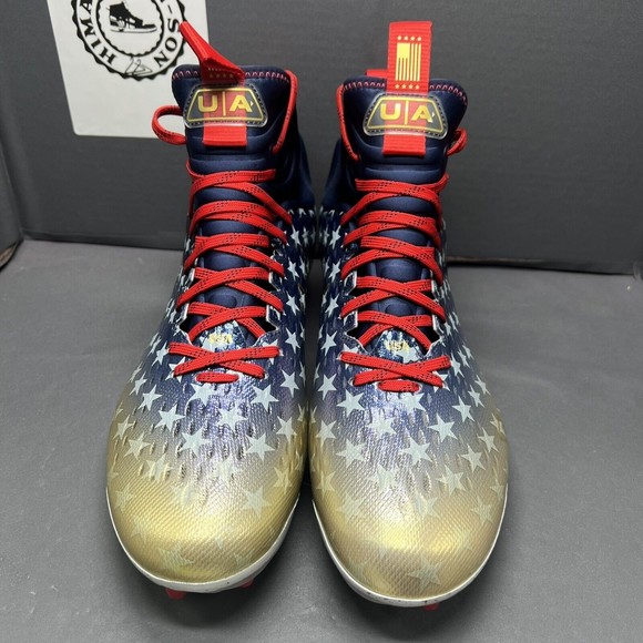Under Armour Spotlight Lux MC LE USA Football Cleats 3025366-100 Men main image 5